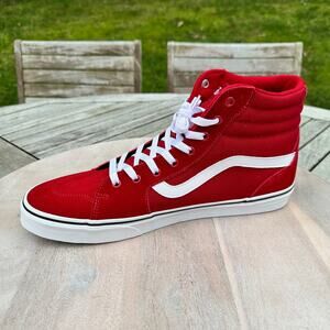 Vans Filmore Hi Top Mens Size 11.5 Sneakers Red Chili Pepper Skateboard Shoe New